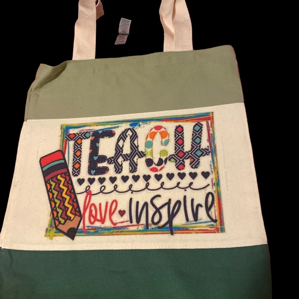 Custom Teach love inspire Handbag